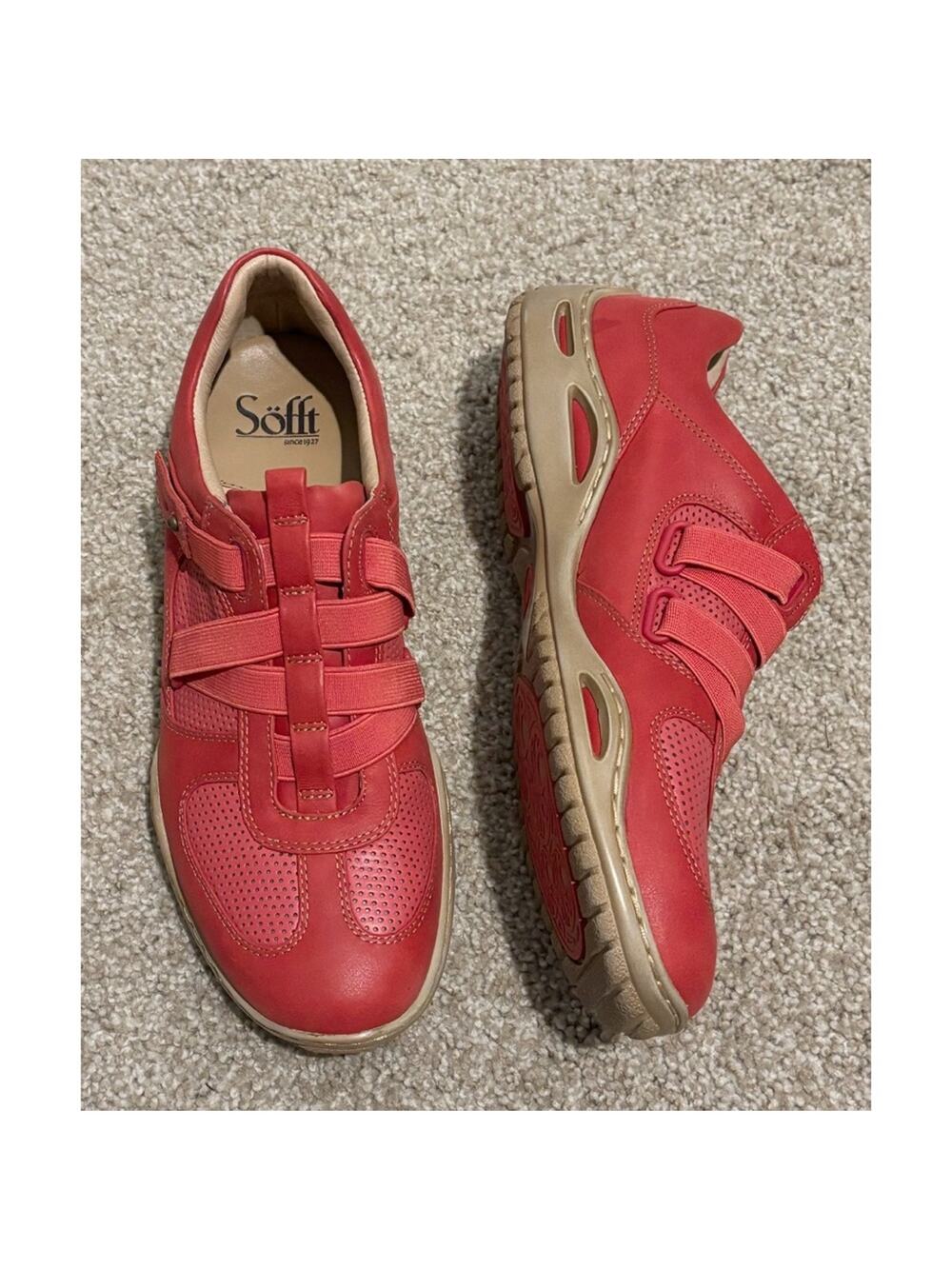 Sofft Seraph Slip On Watermelon Red Comfort Shoes 7.5